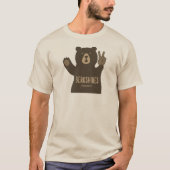 Berkshires Massachusetts Peace Bear Tシャツ (正面)