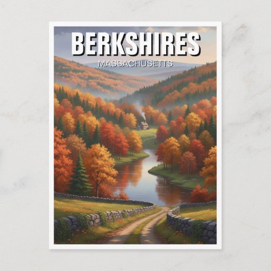 Berkshires Massachusetts Travel ポストカード (正面)