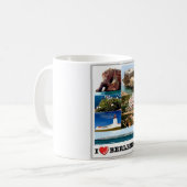 Berlengas - I Love – ポルトガル – コーヒーマグカップ (正面左)