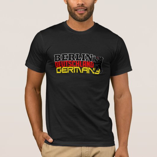 BERLINシャツ – 選択スタイル&カラー Tシャツ (正面)
