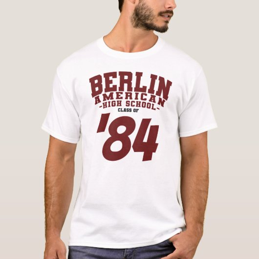 BERLIN アメリカ高校 卒業生 Tシャツ (正面)