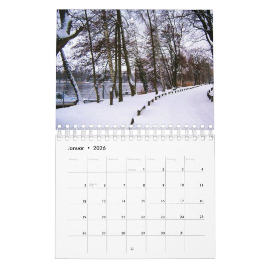 Berlin カレンダー (1月 2026)