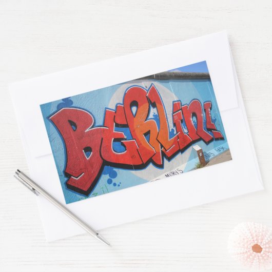 Berlin 長方形シール (封筒)