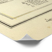 Berlin 1883 Historic Map – Letts Popular Atlas Map ポスター (角)