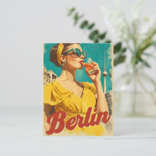 Berlin 50s retro  ポストカード (スタンド正面)