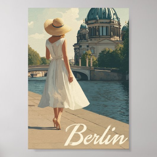 Berlin 50s vintage  ポスター (正面)