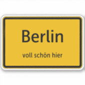 Berlin Aufkleber Sticker Autoaufkleber シール (正面)