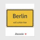 Berlin Aufkleber Sticker Autoaufkleber シール (シート)