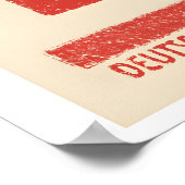 Berlin Bear Matchbox Label Print – Vintage German ポスター (角)