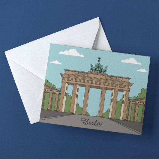 Berlin Brandenburg Gate – Classic City Landmark ポストカード