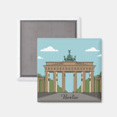 Berlin Brandenburg Gate – Classic City Landmark マグネット (正面/裏面)