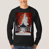 Berlin Brandenburg Minimalist Gate Tシャツ (正面)