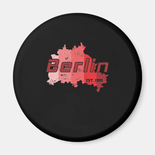 Berlin Bundesland Deutschland Heimat マグネット (正面)