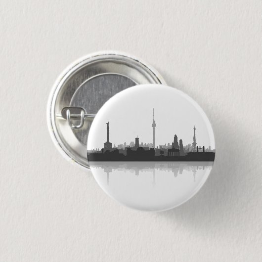 Berlin Button / Anstecker / Pin 缶バッジ (正面&裏面)