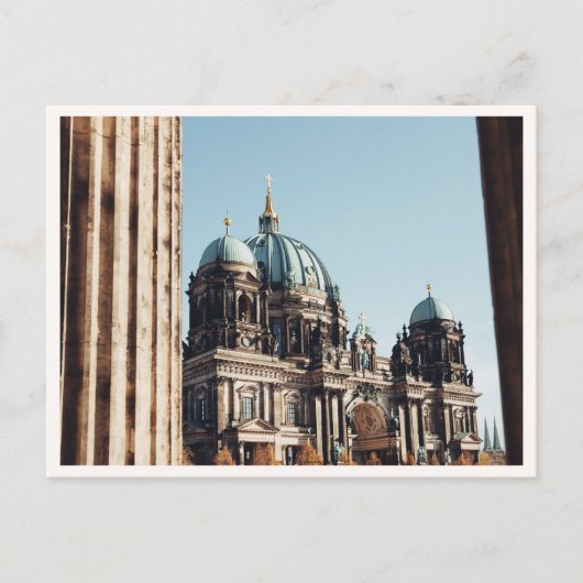 Berlin Cathedral by the Spree River at Night ポストカード (正面)