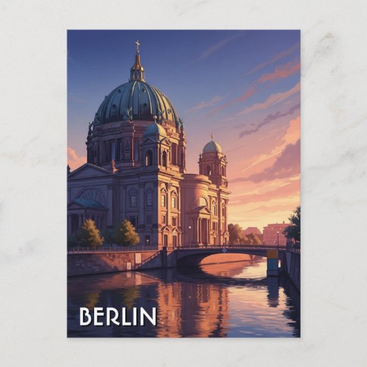 Berlin Cathedral Germany Travel ポストカード (正面)