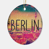 Berlin, circle セラミックオーナメント (左)