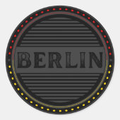 Berlin City Pride Emblem – German Identity ラウンドシール (正面)