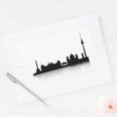 Berlin Cityscape_2 長方形シール (封筒)
