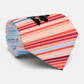 Berlin Clima Stripes Astronaut Cosmonaut 1918-2018 ネクタイ (ロール)