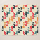 Berlin creative pattern. シェルパブランケット (正面(横))