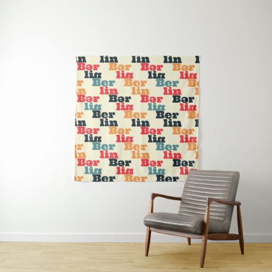 Berlin creative pattern. タペストリー (インサイチュ)