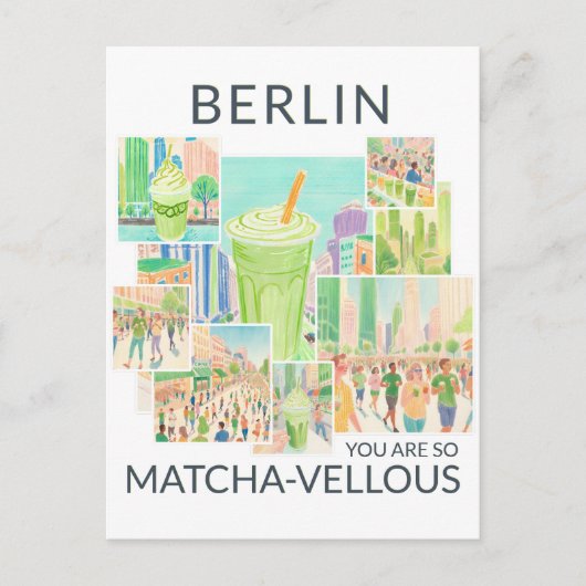 Berlin (deine Stadt), You Are So Matcha-vellous, ポストカード (正面)