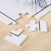 Berlin Deutschland Germany City Map座標 ジグソーパズル (側面)