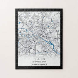 Berlin Deutschland Germany City Map座標 ジグソーパズル