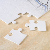 Berlin Deutschland Germany City Map座標 ジグソーパズル (側面)