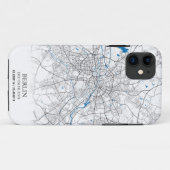 Berlin Deutschland Germany City Map座標 Case-Mate iPhoneケース (裏面(横))