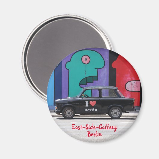 Berlin - East-Side-Gallery マグネット (正面/裏面)