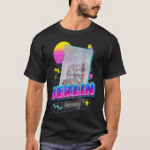 BERLIN ENGV Vaporwave 80s Retro Germany Tシャツ (正面)