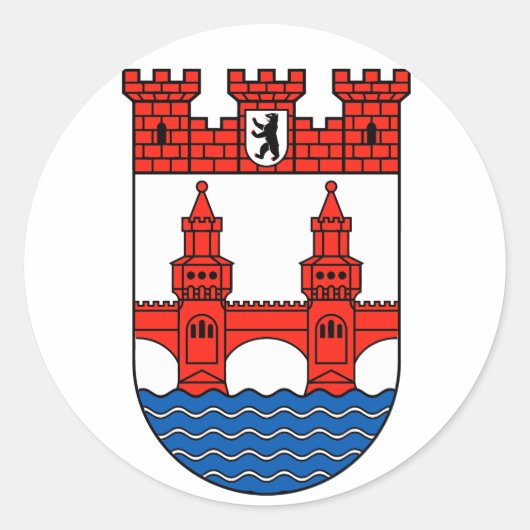 Berlin Friedrichshain-Kreuzberg ラウンドシール (正面)