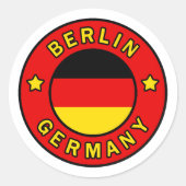 Berlin Germany ラウンドシール (正面)