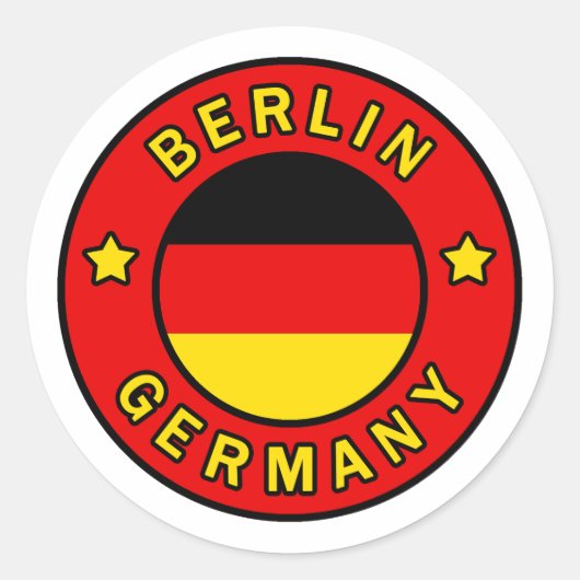 Berlin Germany ラウンドシール (正面)