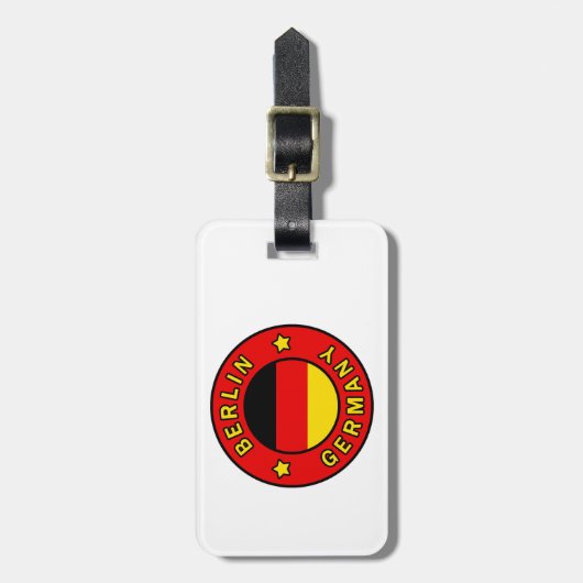 Berlin Germany ラゲッジタグ (正面縦)