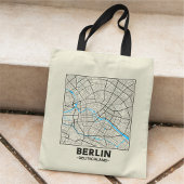 Berlin, Germany City Map Tote Bag トートバッグ