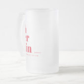 Berlin Germany party beer Glass   フロストグラスビールジョッキ (正面左)