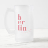 Berlin Germany party beer Glass   フロストグラスビールジョッキ (左)