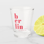 Berlin Germany party Shot Glass ショットグラス (正面)