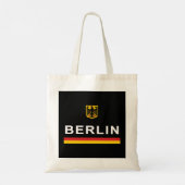 Berlin, Germany Retro Sports Design  トートバッグ (裏面)
