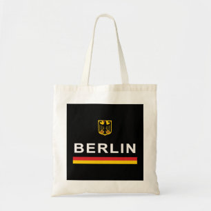 Berlin, Germany Retro Sports Design トートバッグ