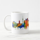 Berlin Germany Skyline コーヒーマグカップ (左)