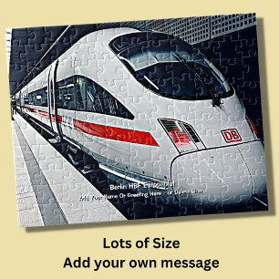 Berlin HBF Europaplat Modern Train - Add Name    ジグソーパズル