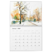 Berlin in Watercolor – Art Calendar 2026 カレンダー (1月 2027)