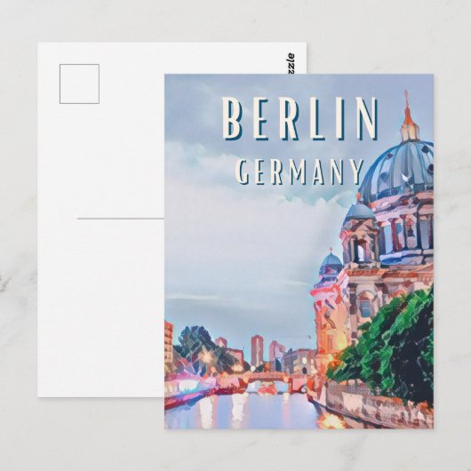 Berlin, la capitale animée de l'Allemagne ポストカード (正面/裏面)