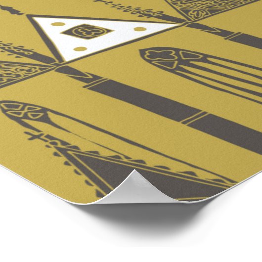 Berlin landmarks and monuments ポスター (角)