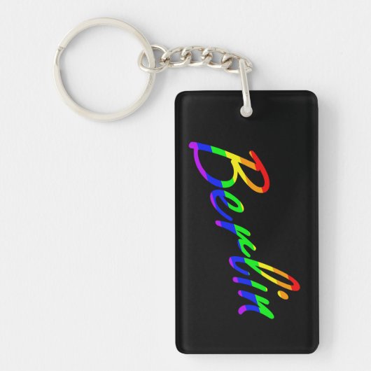 Berlin | LGBTQ+ Pride キーホルダー (正面)