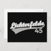 Berlin Lichterfelde 45シティロゴ番号 ポストカード (正面/裏面)
